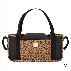 Petunia Pickle Bottom wander leopard stroller caddy